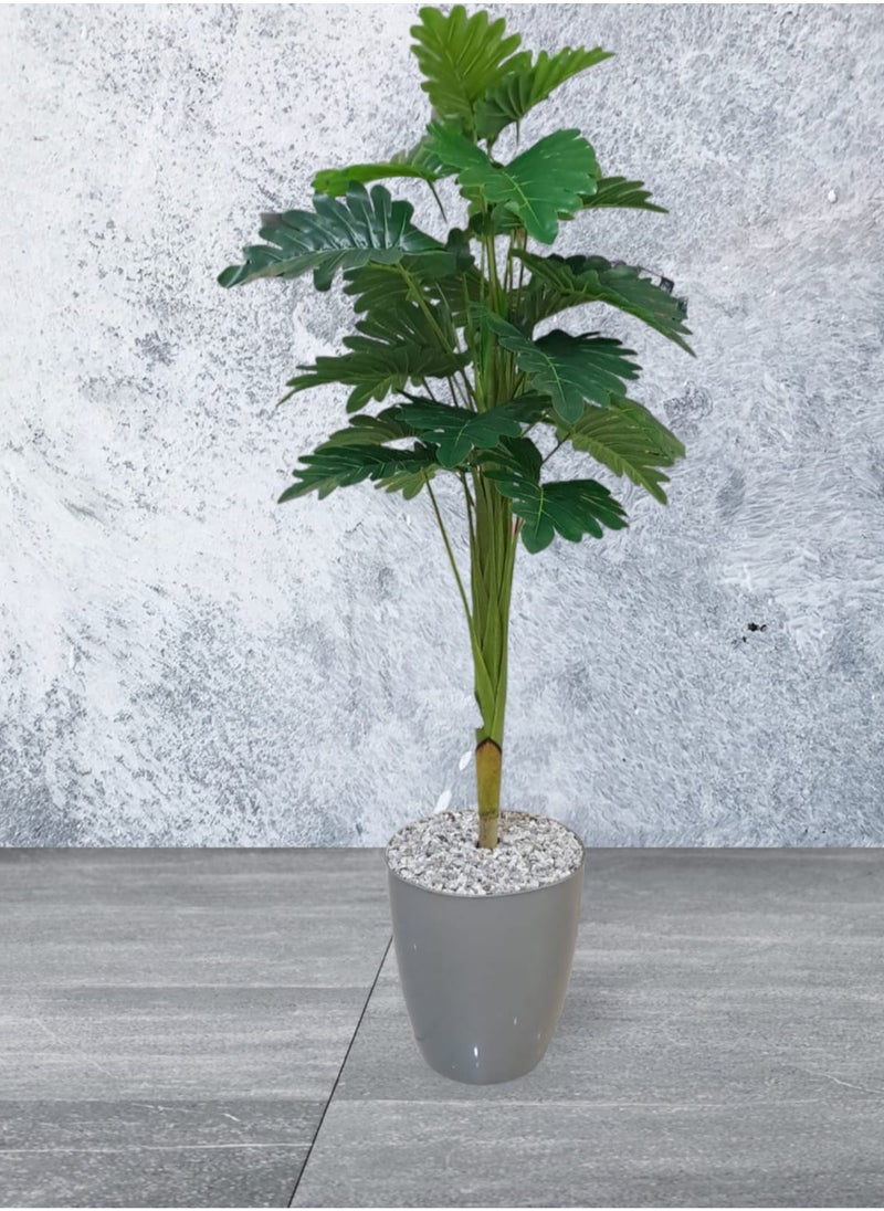 AL KHALDIYA Artificial decorative plant tree with pot, 120 cm  - Image 2