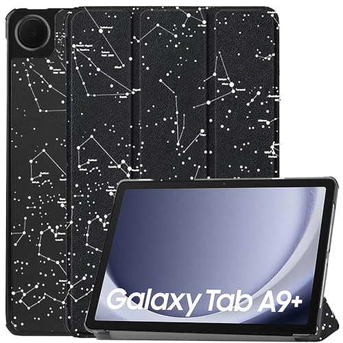 ProElite Cover for Galaxy Tab A9 Plus 11 inch Case Cover, Smart Trifold Flip case Cover for Samsung Galaxy Tab A9+ 11 inch, Constellation - Image 1
