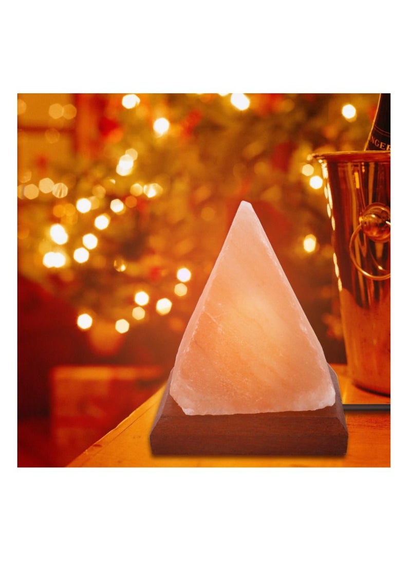 Organic Secrets Himalayan Pink Salt Pyramid USB Lamp