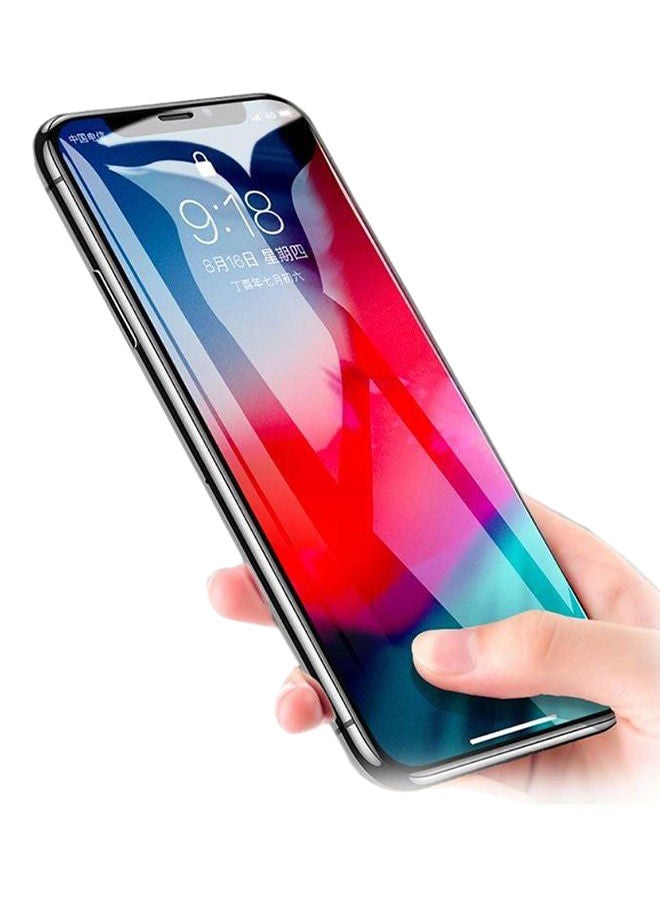 NIBEMINENT Pack Of 2 Tempered Glass Screen Protector For Apple iPhone Xs Max Clear - Image 3