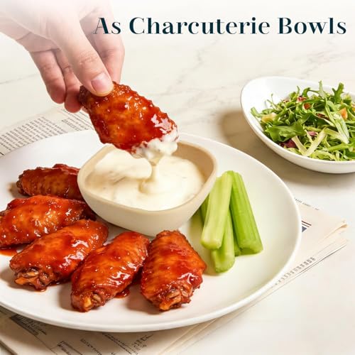 BUSOKIP Soy Sauce Dish 5 OZ, Small Bowls for Dip, Unbreakable Chip and Dip Bowl, Wheat Straw Bowl Sets of 6, Dipping Sauce Cups for Party, Kitchen, Dishwasher Safe Dipping Bowls for Ketchup - Colorful - Image 5
