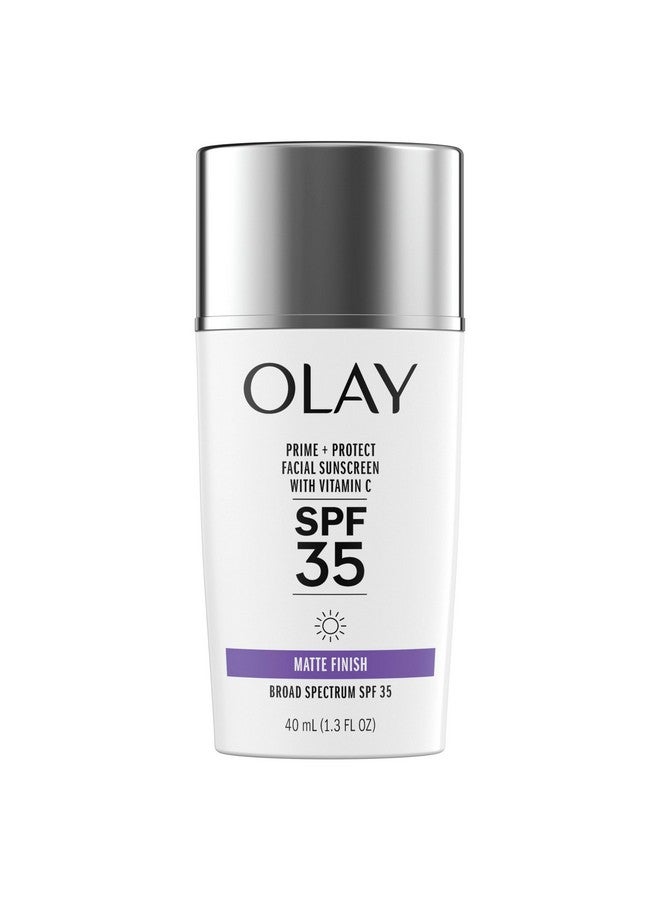 Olay Prime & Protect Spf 35 Face Sunscreen 40 Ml (1.3 Fl Oz) Matte Finish Spf Makeup Primer And Lightweight Sunscreen For All Skin Types - Image 1
