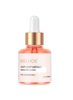 Vitamin C & Rose Oil Anti Aging Daily Serum,Anti Deep Wrinkle Brighten & Firm,  Rose Oil Of Moisturizing, Anti Deep Wrinkle 30ml