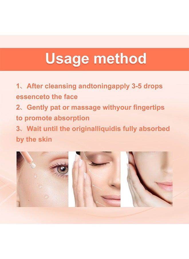 EELHOE - Vitamin C & Rose Oil Anti Aging Daily Serum,Anti Deep Wrinkle Brighten & Firm,  Rose Oil Of Moisturizing, Anti Deep Wrinkle 30ml - Image 1