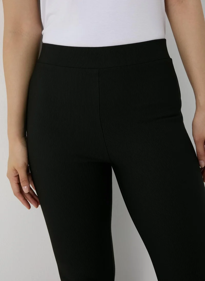 Matalan Black Black Flared Leggings for Women | Best Price UAE