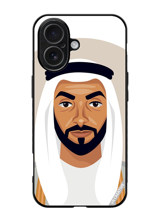 Protective Case Cover For Apple iPhone 17 Sheikh Zayed Bin Sultan Al Nahyan Design Multicolour