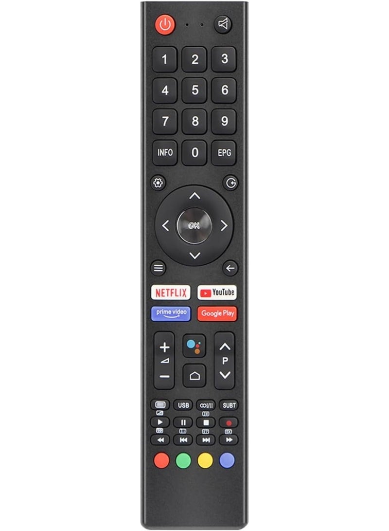 PopZa Remote Control Replacement for Changhong UHD TV - Compatible with Models U43H7A, U43H7S, U50H7S, U55H7S, ODL24771HN-TAB, ODL50672U-TAB, Saba SA24S46A9, SA32S67A9, SA40S67A9 - Image 3