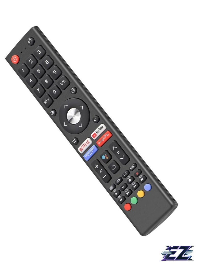 PopZa Remote Control Replacement for Changhong UHD TV - Compatible with Models U43H7A, U43H7S, U50H7S, U55H7S, ODL24771HN-TAB, ODL50672U-TAB, Saba SA24S46A9, SA32S67A9, SA40S67A9 - Image 2