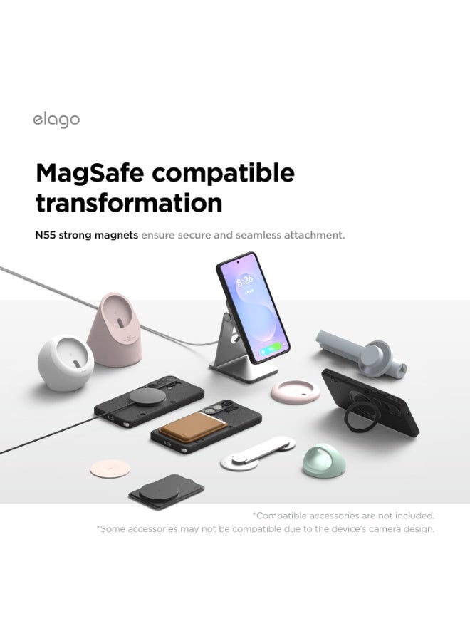 Elago Magnetic Armor Ring Stand for Samsung Galaxy S26 ULTRA (2026) Case Cover [MagSafe compatible] - Black - Image 5
