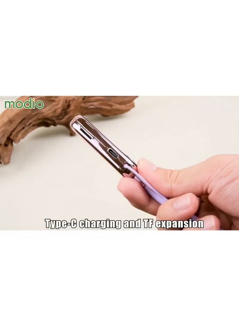 موديو سماعات أذن لاسلكية MZ800 تُعلق حول الرقبة، مزودة بتقنية بلوتوث 5.4، وشاشة LED لعرض مستوى الطاقة، وصوت جهير عميق، ودعم بطاقة TF، وتشغيل لمدة 35 ساعة، وتصميم مريح - سماعات رأس سوداء تُعلق حول الرقبة، مثالية للموسيقى، والسفر، والعمل، واللياقة البدنية، والرياضة، والاستخدام اليومي. - Image 5