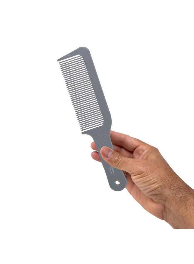 Styling Gear Styling Gear 401 Barber Comb Flattops Clipper Comb Hair Cutting Wavy Teeth Heat Resistant Bear Combs Flat Top Comb 1 Pc. (Gray) - Image 1