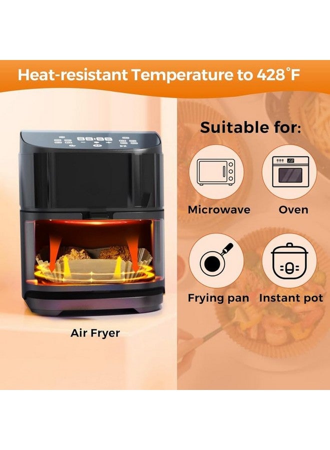 WISHOME Air Fryer Disposable Square Paper Liner Disposable air Fryer Paper Liners, Water-Proof, Oil-Proof, Food Grade Parchment for Baking Roasting Microwave 20CMS (50 Pieces) - RA066 - Image 5