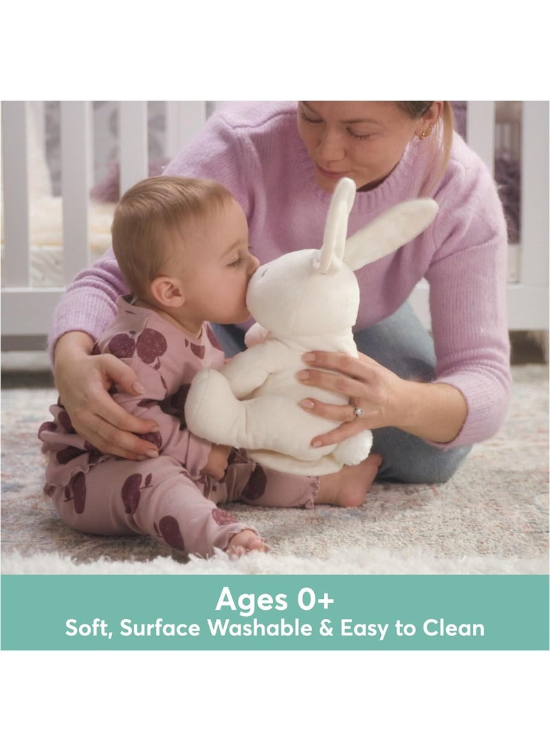بلاي لعبة أرنب فلورا المتحركة المحشوة - أرنب ناعم يغني ويلعب الغميضة للأطفال الذكور والإناث - لعبة أرنب محشو لطيف يتحدث للأطفال الرضع والأطفال الصغار وحديثي الولادة - Image 5