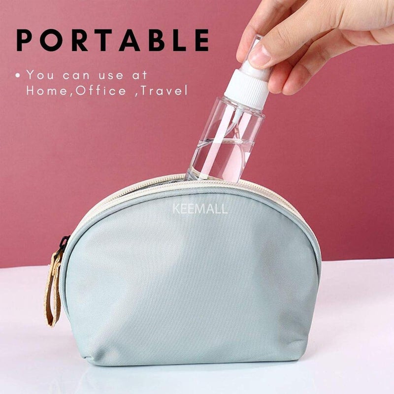 Devinez Multipurpose Empty Mist Spray Transparent Bottle 200 ml Pack of 2 Atomizer with UltraFine Mist Pump for Beauty Travel Toners Cleaning Oils Room Freshner Sanitizers DIY - Image 4
