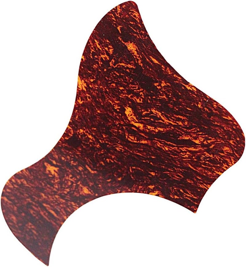 comfrt Acoustic Guitar Pickguard Anti-Scratch Guard Plate Self-adhesive Pickguard for Electric Acoustic Classical Guitar Dark Red - Image 3
