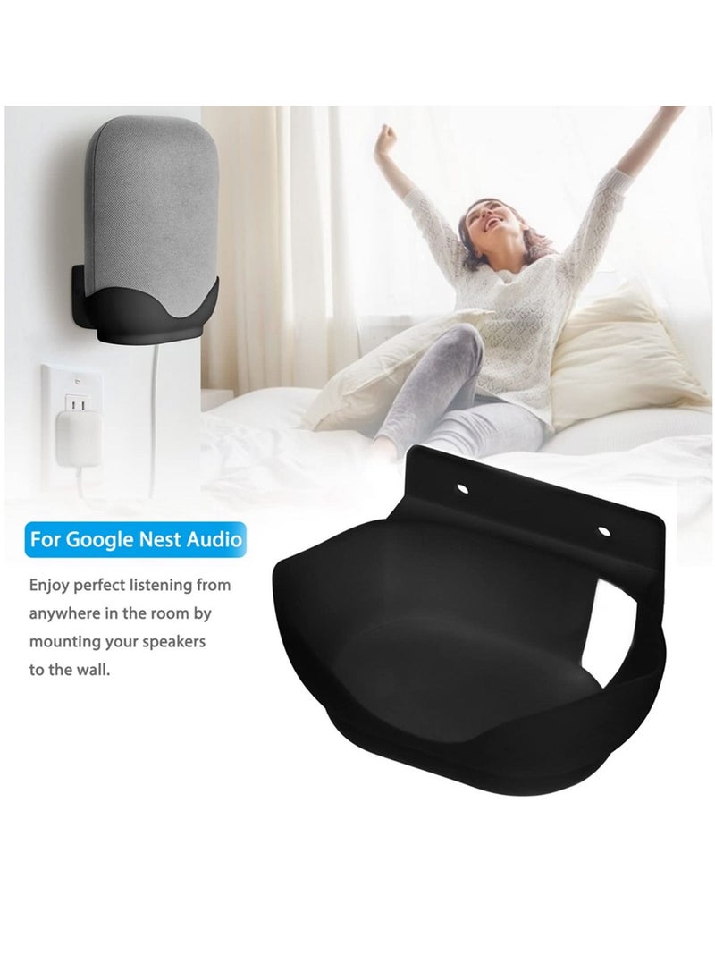 Generic - Wall Mount Shelf Stand for Google Nest Audio All Mount Holder Tablet Stand Mount Holder Space-Saving Solution for Smart Home - Image 1