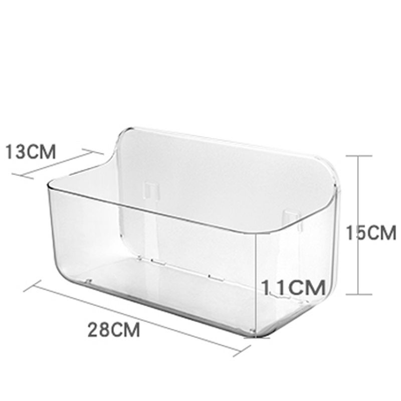 Bathroom Suction Cup Storage Rack Bathroom Wall-Mounted Drain Rack Punch-Free Hanging Rack Toilet Wall Soap Soap Storage(A1310100) - Image 1