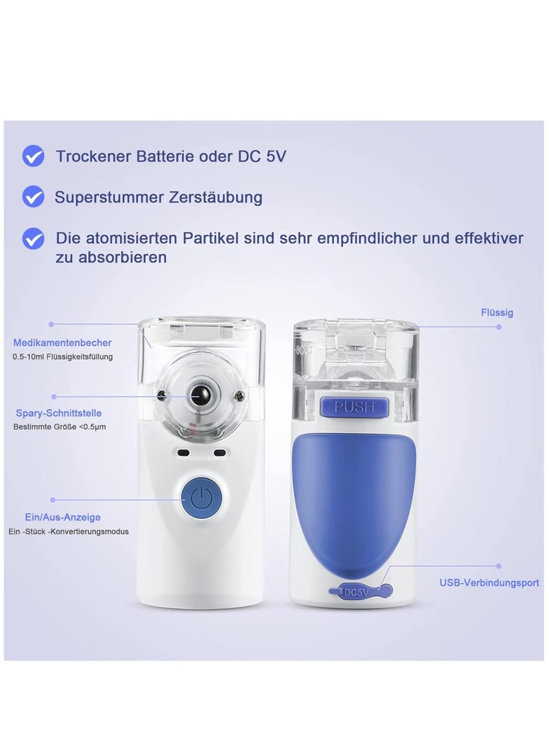 ELTRAZONE Introducing the RespiraGlow Respiratory Therapy System: Your All-in-One Solution for Respiratory Wellness in Blue - Image 3