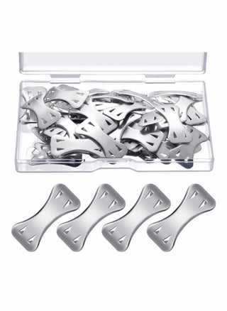 Bandage Wrap Clips, 100 Pcs Aluminum Bandage Clips Bandage Pins Elastic Metal Replacement Clips Compression Wrap Crepe Bandage Clamp Butterfly Clasps Secure Fastener for Various Types Bandages - pzsku/Z7C482B6998F02F7A199DZ/45/_/1683774595/d107cda6-4e9b-4dfa-96f7-ef5d57c3efa8