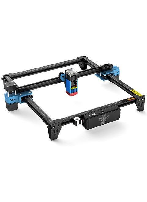 TTS 55 Pro Laser Engraver 5.5W Compressed Spot 30000mm/min High Speed Laser Engraving Cutting Machine 300x300mm with Fast Focus Spot Precision Scale Lines Offline Engraving APP Connection