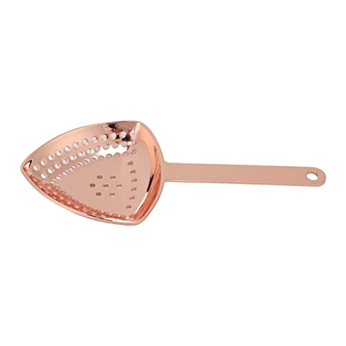 JAWL Bar Strainer, Fine Filtration No Twist Cocktail Strainer for Bar Decorative for Kitchen (Copper Plating) - Image 1