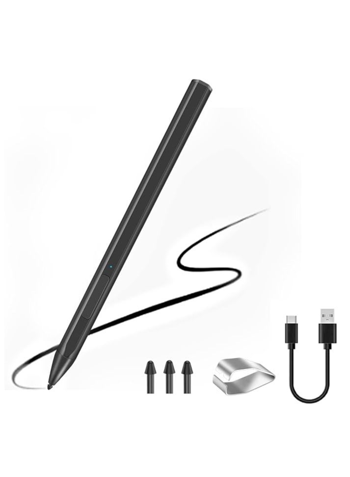 General Supwell Pen for Microsoft Surface Pro8/7/6/5/4/3/X Surface Laptop/Book/Studio Surface 3/Go/Go2/Go3, 4096 pressure sensitive, magnetic accessory, USB charging, palm mistouch function  - Image 1