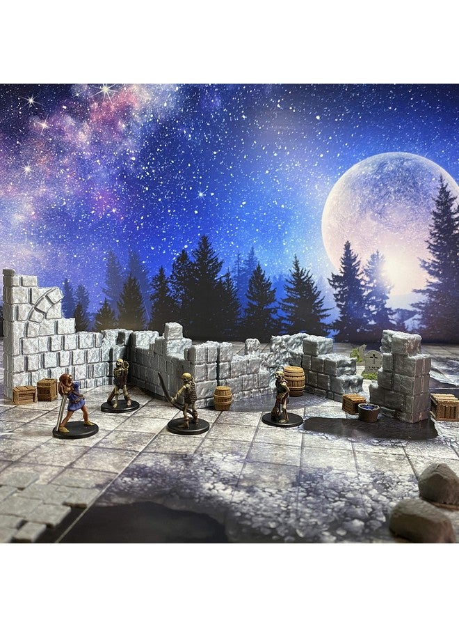 Extruded Gaming Wall Ruins Set 1 - Image 4