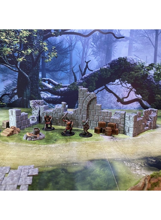 Extruded Gaming Wall Ruins Set 1 - Image 2