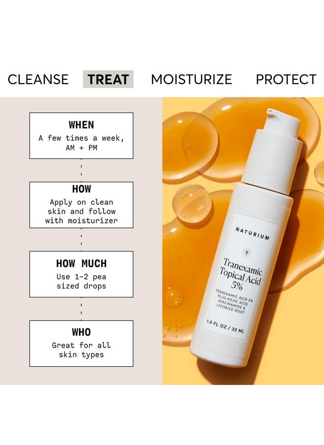 NATURIUM - Naturium Tranexamic Topical Acid 5%, Face & Skin Care, with Kojic Acid, Niacinamide & Licorice Root, 1 oz - Image 1