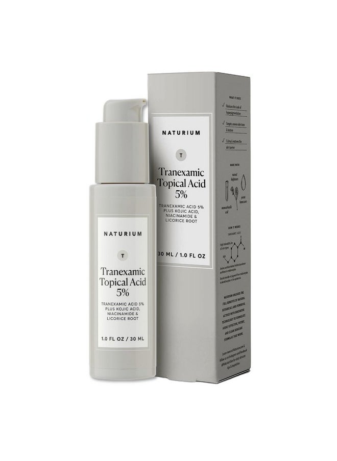 NATURIUM - Naturium Tranexamic Topical Acid 5%, Face & Skin Care, with Kojic Acid, Niacinamide & Licorice Root, 1 oz - Image 1