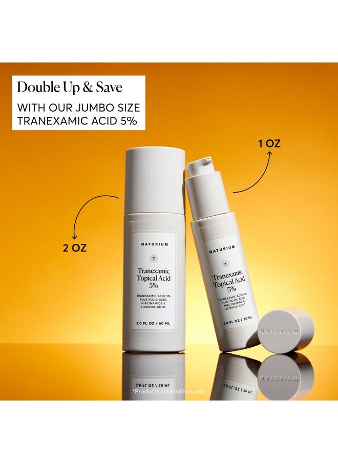 NATURIUM - Naturium Tranexamic Topical Acid 5%, Face & Skin Care, with Kojic Acid, Niacinamide & Licorice Root, 1 oz - Image 1