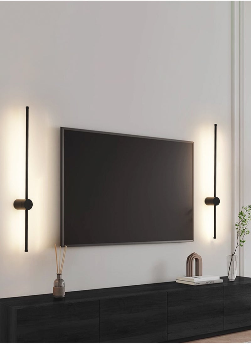 LOOPITYS （Tricolour light-60CM-Rotate）Modern wall lights Home appliances Nordic style long lumen home decoration Bedroom dining room TV wall lighting fixtures,wall lamp ,rotate  - Image 3