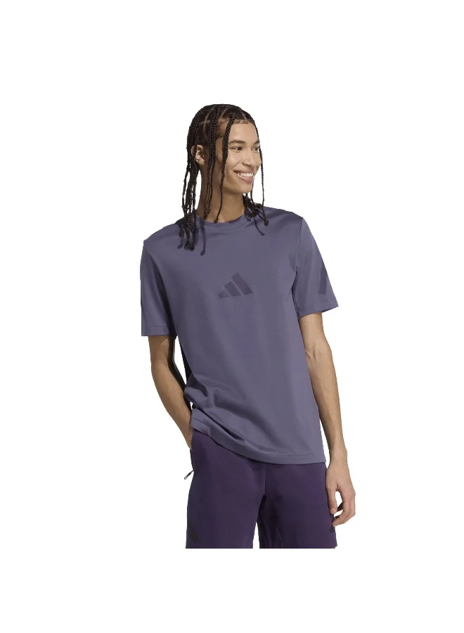 Adidas M Z.N.E. Tee Purple Training T-Shirts For Men XS