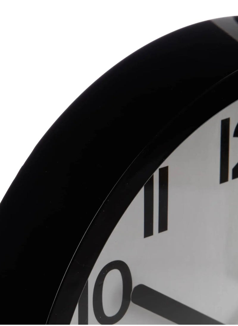 atmosphera - Classic Style Plastic Wall Clock (22.3 x 3.8 cm, Black) - Image 1