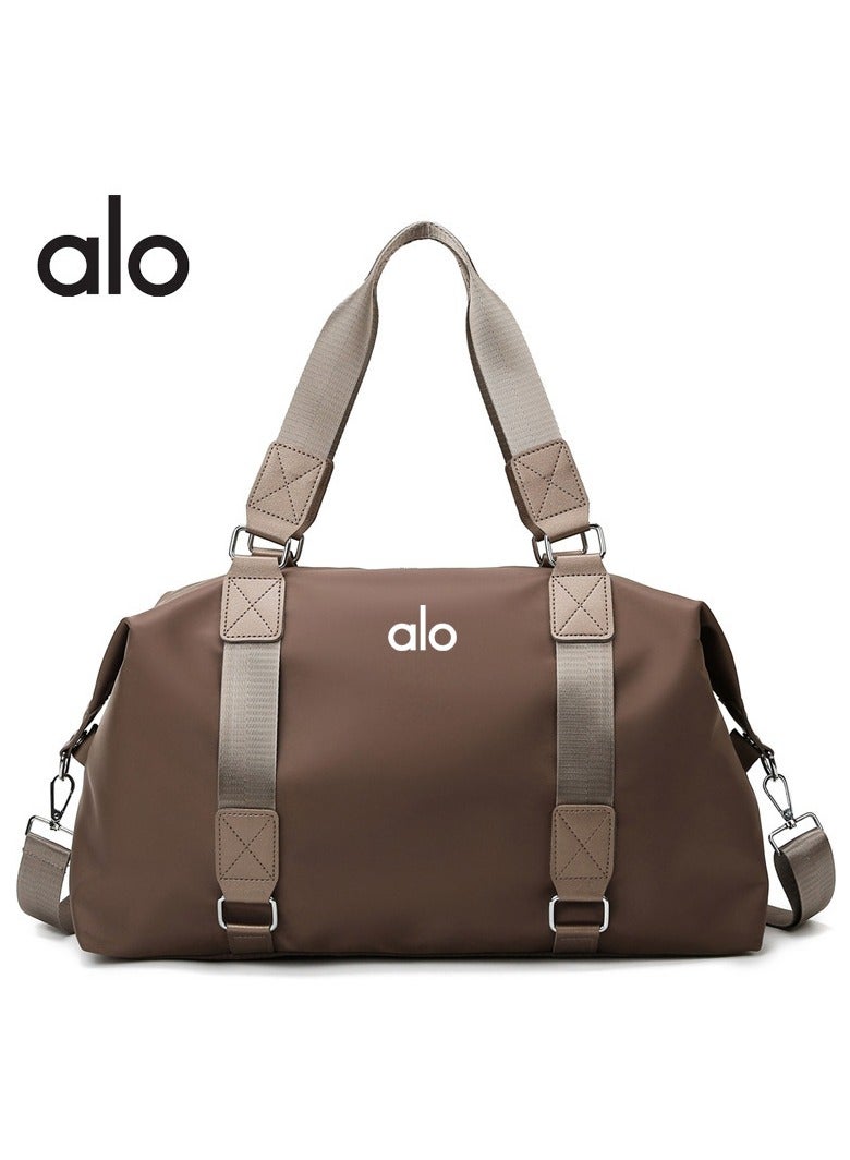 alo A alo yoga fitness bag hand-held training yoga bag women's wet and dry separation large capacity business trip duffel bag short distance 