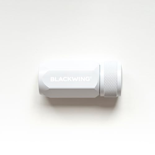 Blackwing One-Step Long Point Sharpener, German Steel Blade, Machined Aluminum, Compact Design, White - Image 2