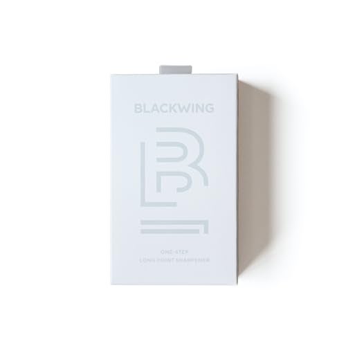 Blackwing One-Step Long Point Sharpener, German Steel Blade, Machined Aluminum, Compact Design, White - Image 4