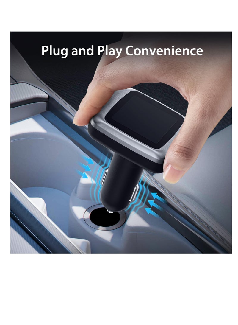 Excefore Tire Pressure Monitoring System, Wireless TPMS, with 4 External Sensors & 6 Alarm Modes, Colorful Display, Real-time Tire Pressure Monitor System, for Sedan/RV/Trailer/Coach/Truck (0-87 PSI)  - Image 4