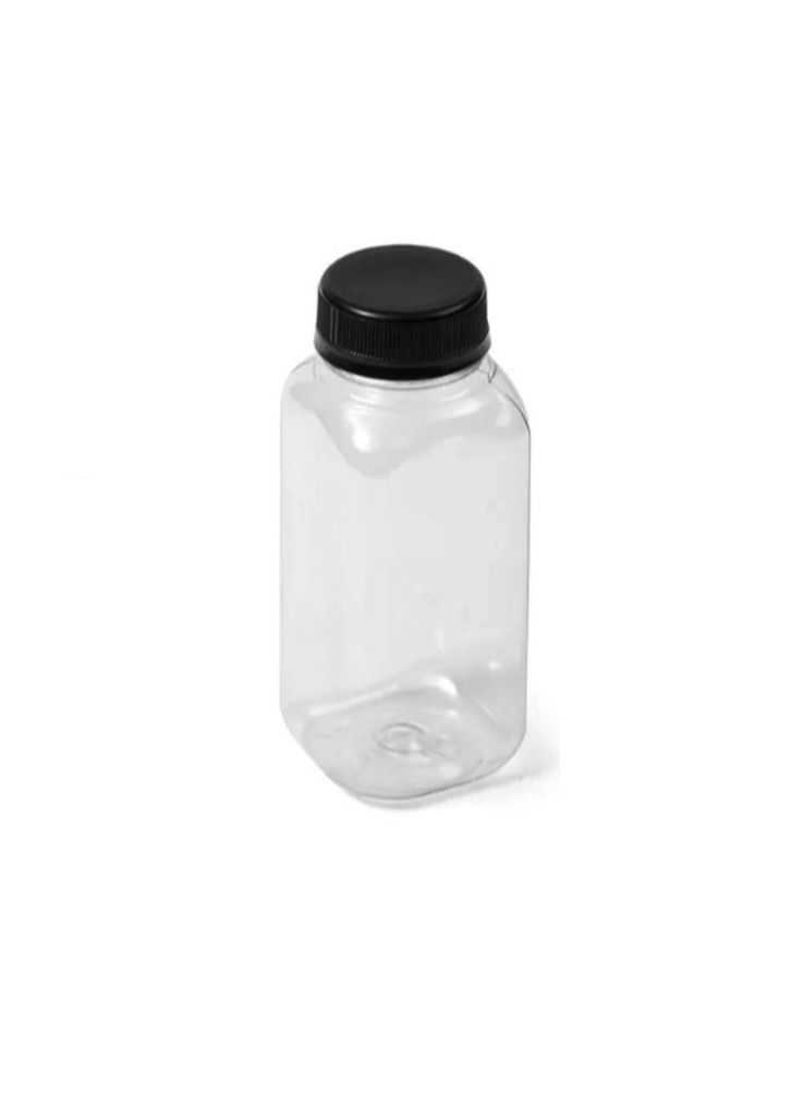 Prodel Pet Bottle Square 120 ML With Antitheft Black Cap - Image 1
