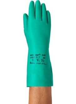 Ansell Solvex 37-675 Chemical and Liquid Protected Antistatic Work Gloves  - Image 3