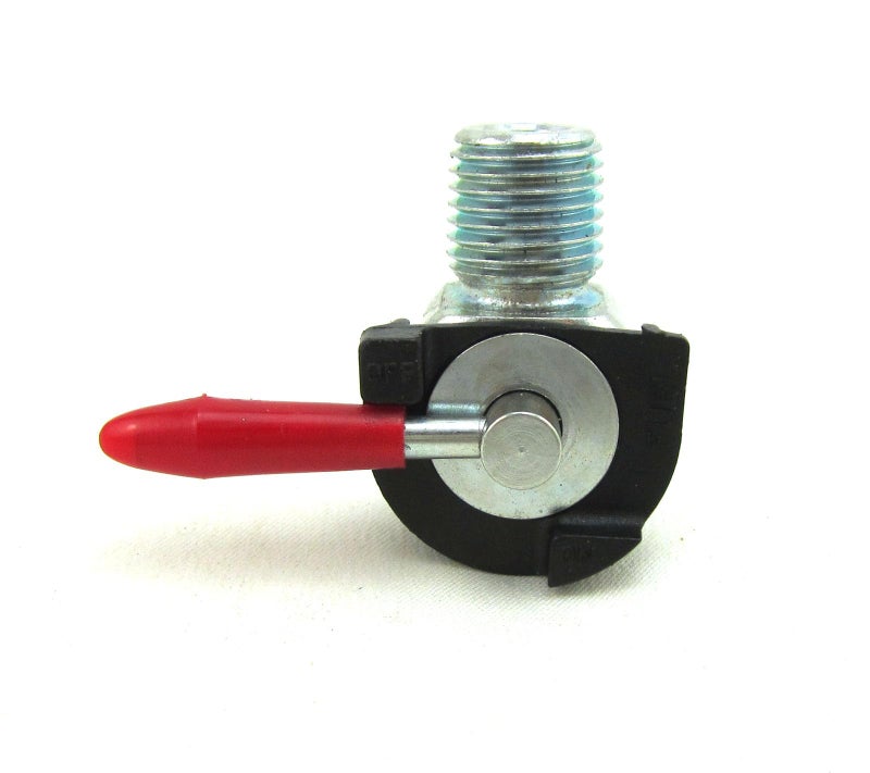 DAMINEDING Mini Petcock Fuel valve 90 degree 1/4 NPT x 1/4 inch barb Petcock for 000183 for 80210 for 35-9072 for 21-102 - Image 1