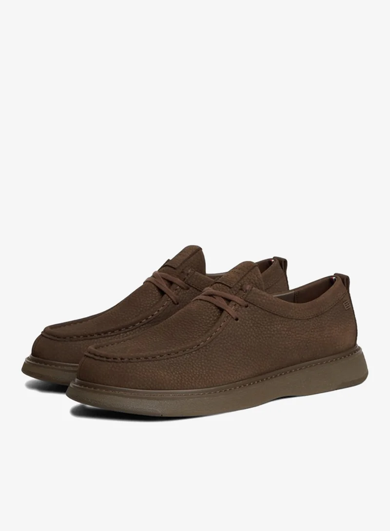Tommy Hilfiger  Leather Lace-Up Moc Toe Loafers for Men | Best Price UAE
