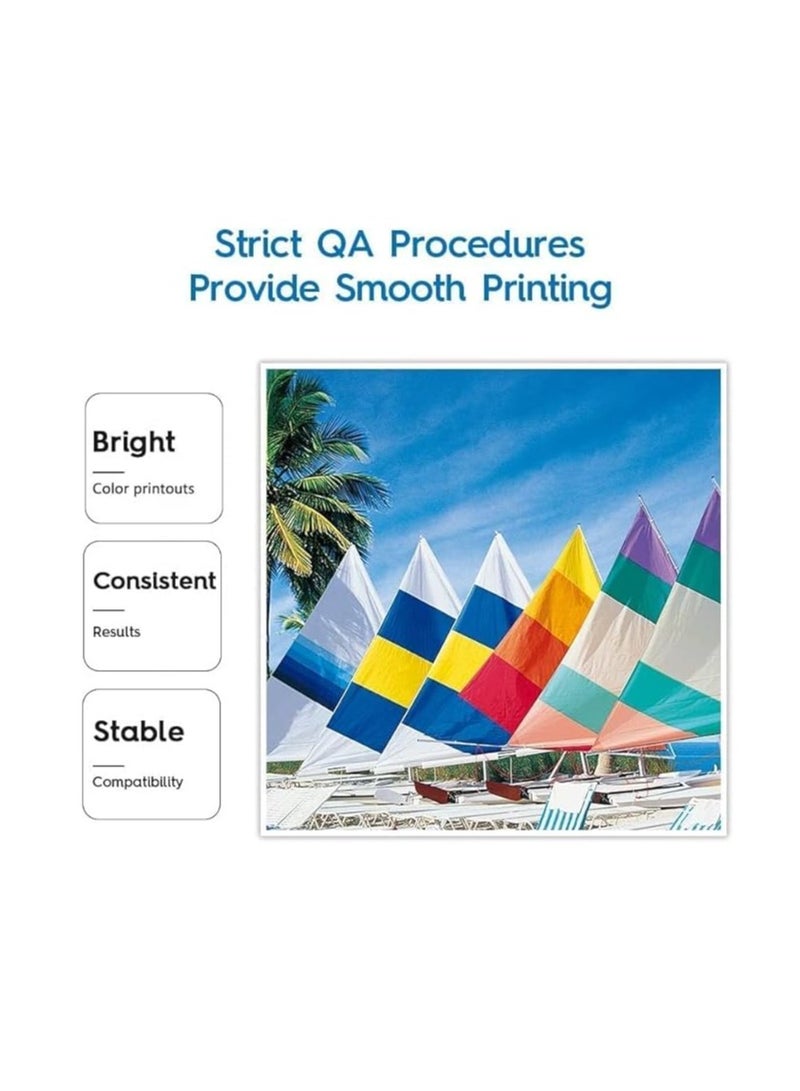 Terabyte 112 Ink Compatible with Epson 112 C13T06C14A C13T06C24A C13T06C34A C13T06C44A Ink Container Refill Ink Multipack for ECOTANK L6490 L6550 L6570 L6580 L1116 0 L15 0150 L15160 L15180(4-Pack) - Image 2