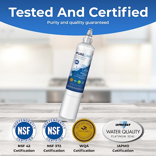 PURELINE Refrigerator Water Filter Replacement for Kenmore 9990, LG LT600P, 300 Gallon Capacity, 6 Month Filter Life, Easy Installation - Image 2