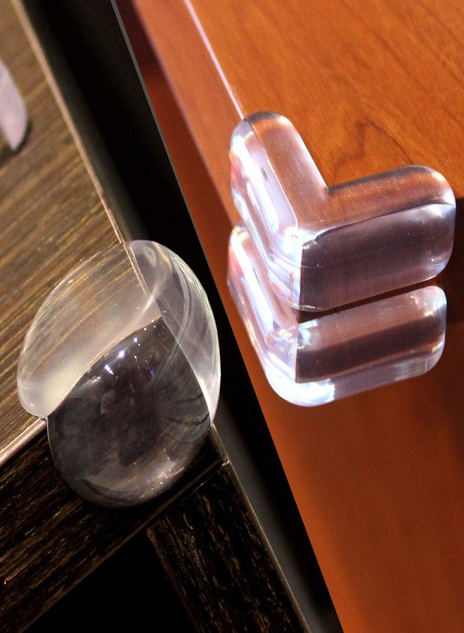 EXOMOON واقيات زوايا إكسومون مع لاصق سميك | واقيات زوايا لحماية الأطفال | أغطية حواف | واقيات حواف حادة | واقيات زوايا آمنة للأطفال | حواف زوايا الطاولة (عبوة من 4 قطع) - Image 1