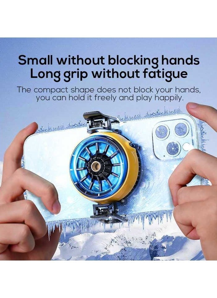 ELTRAZONE DLA6 Cooling Fan – Cold Wind Handle Fan for PUBG Mobile Gaming – Portable, Rechargeable, Compact Design, Reduces Device Overheating, Enhances Gaming Performance  - Image 2
