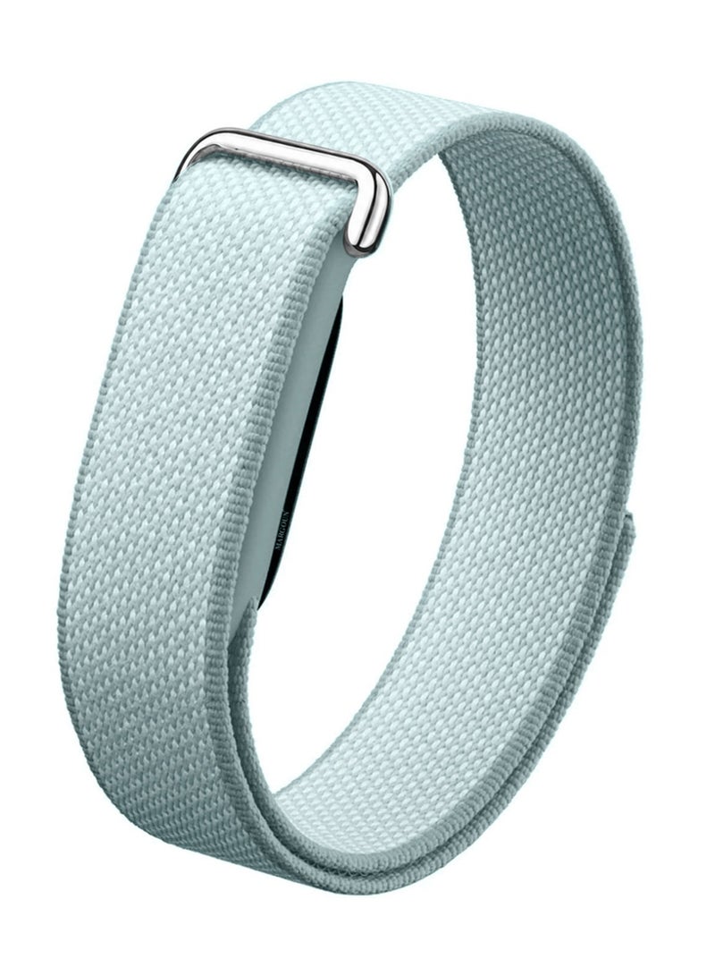CATANES Woven Nylon Replacement Bands for Google Fitbit Air – Breathable Stretch Elastic Sport Watch Straps – Comfortable Lightweight Wristband for Screenless Tracker - Fog - Image 1