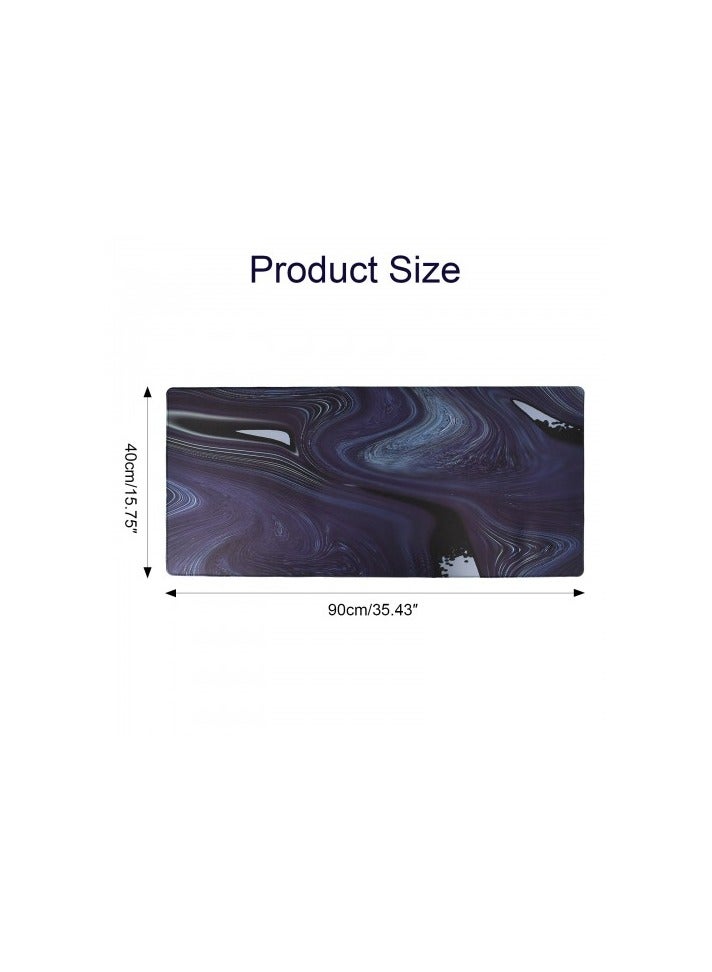 Extended Large Mouse Pad – Non-Slip Rubber Base Gaming Desk Mat with Stitched Edges, Smooth Surface for Office and Home Use( 900×400mm) - Image 2