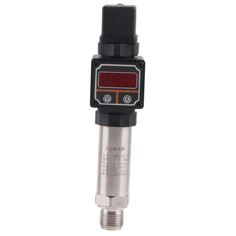 Digital Display Pressure Transmitter, Stainless Steel PVC, 0-0.6Mpa - High Pressure Resistance, Prevention, Industrial Use - Image 1