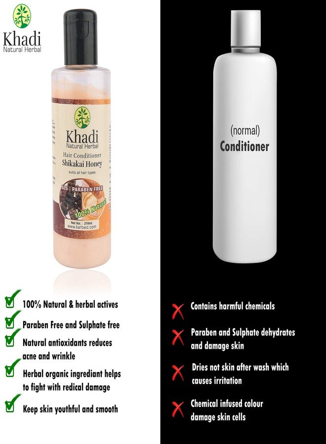 خادي ناتشورال هربال خادي شيكاكاي وبلسم العسل (خالي من SLS والبارابين) 840 مل - Image 5